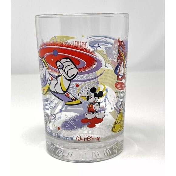 2002 McDonald's Disney Pixar Glass 100 Years of Magic Epcot Buzz Lightyear EUC - Picture 2 of 6